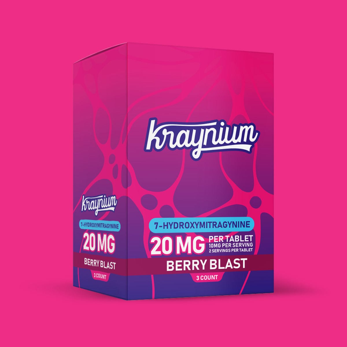 Kray Kray 7OH (7-hydroxymitragynine) Tablets - Berry Blast
