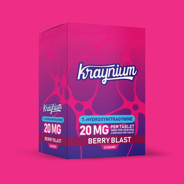 Kray Kray 7OH (7-hydroxymitragynine) Tablets - Berry Blast