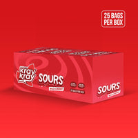 Kray Kray Sours Wild Cherry - Box of 25 Packs