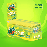 Kray Kray Sours Green Apple - Box of 25 Packs